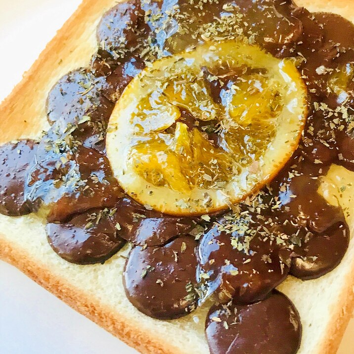 スイーツ系トースト●チョコチップ&マーマレード